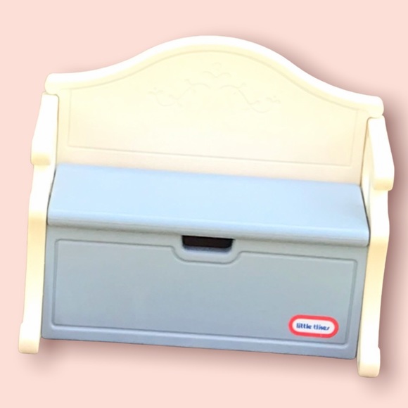 little tikes Toys Little Tikes Vintage Dollhouse Toy Box Bench